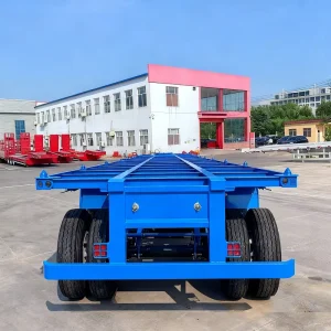 New and Used 3 Axle 40 Ft Semi Truck Trailer Flatbed Container Trailer 40 Feet Truck Trailers for Sale
