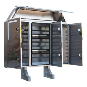 OEM 80″ X 80″ X 11″ Trailer Equipment 4 Doors Headache Rack For Semi Trucks Flatbed Trailer Cab Rack