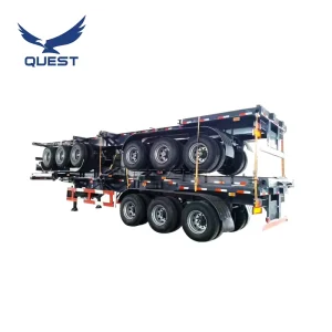 OEM Customize 40ft Shipping Container Truck Trailer Chassis Used Container Truck