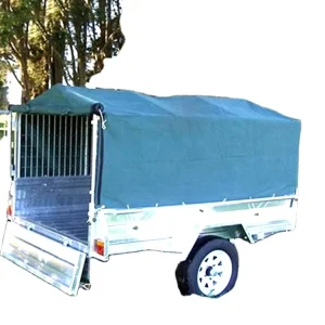 OEM Galvanized Cargo Light Duty tandem Axle Cage Box Trailer A17