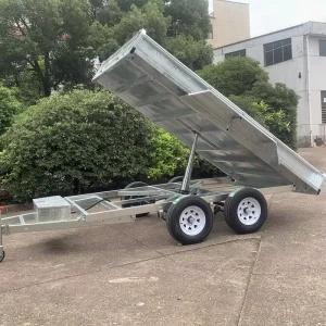 OEM ODM Made in China Low Prices Fully Welded Box Hydraulic Tipping Trailer