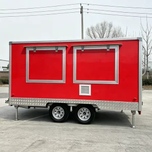 OEM Service Electric Ice Cream Truck Food Truck with Fiberglass & Aluminum Construction Used Food Trailers for Sale by Owner