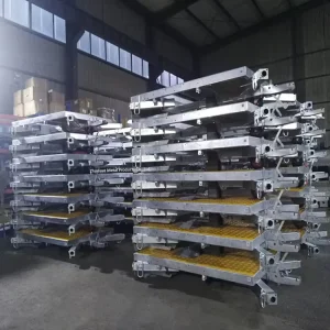 OEM Traffic Management Trailer Chassis Custom Steel Chassis for VMS Arrow Board Portable Traffic Light Trailers