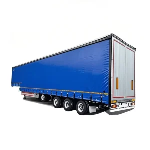 OTTC Proof Tarps Curtain Side Box Type Semi Trailer for Cargo Transport