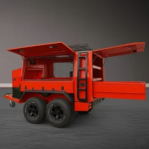 Off Road Enclosed 7X4 Tradesman Tool Trailer 7X5 6X4 Builders Trailer