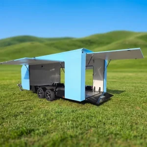 Off Road Motorcycle Trailer with Storage Box Customizable Utility Trailer Factory Direct Price