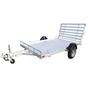 Open Car Trailer Light Duty 6×10 ATV Utility Trailer Steel with Double Axle