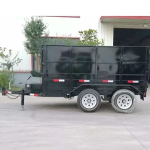 Original Factory 2500 kg 10×5 Steel Hydraulic Farm Dump Trailer Tipping Trailer Agriculture Dump Trailer for Tractor