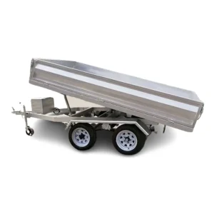 Original Factory Galvanized Tipping Trailer Tractor 1500 kg 10*5 ft Dump Trailer Hydraulic Tipping Farm Trailer for Tractor