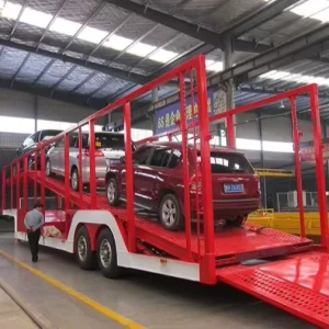Ottc Certified 2 3 Axles Car Carrier Trailer Car Transport Semi Truck Trailer