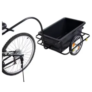 Outdoor Bicycle Cargo Bike Tent Trailer Bike Cargo Trailer with Removable Transportation Box