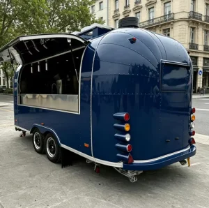 Outdoor Events Commercial Towable Mobile Food Concession Trailer Cart Multi-Function Fast Food Truck