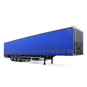 PVC Fabric Enclosed Dry Cargo Trailer Systems Offering 3 4 5 Axle Versatility and Side Access Loading Capabilities