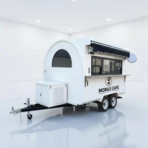 Pizza Snack Food Multifunctional Stainless Steel Mobile Catering Food Truck Trailer