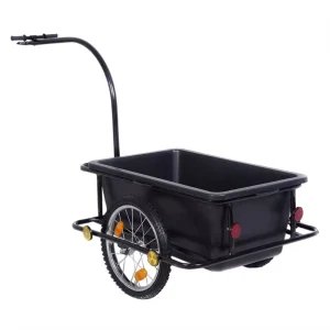 Plastic Poly Bike Bicycle Motorcycle Folding Cargo Utility Trailer