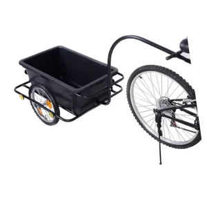 Plastic Poly Bike Bicycle Motorcycle Folding Cargo Utility Trailer
