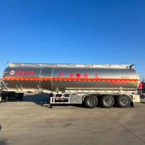 Popular Aluminum Alloy 3 Axle 49CBM Aluminum Liquid Tanker Trailer With Best Quality