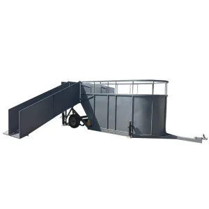 Portable Agricultural Sheep Dip Trailer as a Tank for Parasite Control
