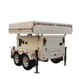 Portable Monocrystalline Silicon MPPT Solar Power Generator Trailer for Farms
