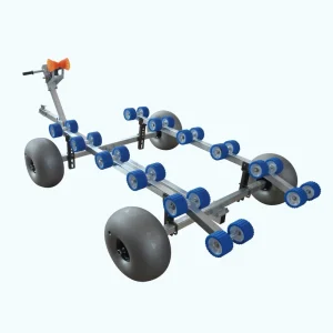 Portable Multi Purpose Utility Boat Watercraft Trailer Customizable Beach Trolley Pull Car with Trolley