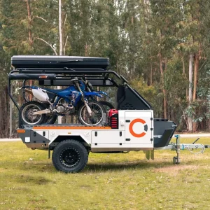 Professional Design Rv New Style Off Road Caravan 4X4 Camper Atv Motorcycle Toy Hauler Off Road Camper Travel Trailer Caravans