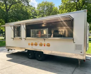 Professional Design Stainless Steel Rust Resistant Food Beverage Beer Trailer Flexible Customization Mobile Dining Car Fast Food
