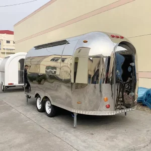 Professional Food Truck Trailer With Commercial Exhaust Hood System