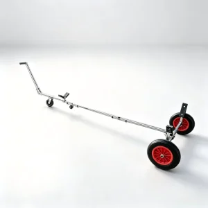 Professional Grade 304 Stainless Steel Jet Ski Dolly PWC Trailer Launching Trolley OEM Platform Rubber Protective Pads