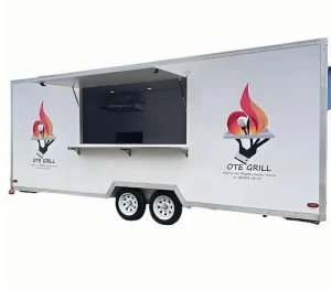 Professional Mobile Coffee Truck with Commercial Espresso Machine and Generator for Drive thru and Street Business