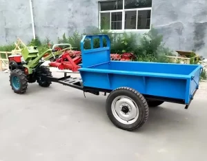 Professional Sales Good Quality 1.5T Walking Tractor Trailer Hand Car Carrier Trailer