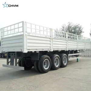 Promotional Cargo Transportation Semi Trailer 40 60 80ton Cargo Truck Trailer