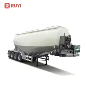 RUYI 2 3 4 Axle 40m3 Semi Trailer Steel Material Bulker Cement Tanker High Capacity Cement Bulker for Sale