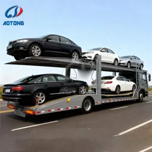 Reliable Supplier of Efficient 2/3/4 Axle Car Carrier Trailers for 6-8 Vehicles. Easy to Load for Secure Shipping