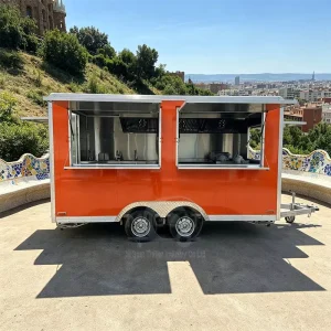 Remorque Food Truck Lightweight Food Trailer With Full Kitchen Food Truck for Easy Transportation & Street Vending