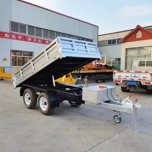 Rimorchio Agricolo Trilaterale Trailer Agriculture 1.5 Ton Farm Trailer Tractor Trailer Truck