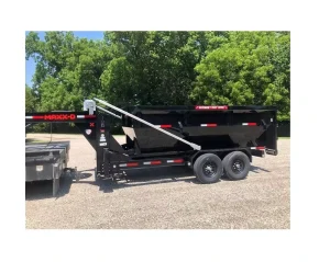 Roll off Dumpster Trailer 4 Spring Steel Flip Tarp System