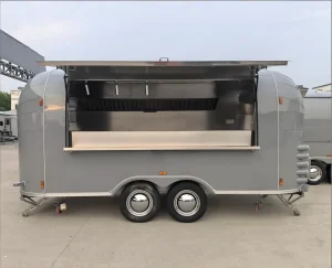 Sampling Booth Trailer with Counter Space and StorageMobile Promotion Unit for Supermarket Parking Lot and Trade Show Exhibition