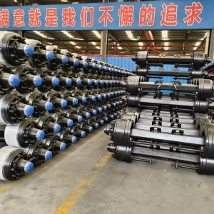 Semi Trailer Axle Assembly Trailer Spare Parts Truck Axle