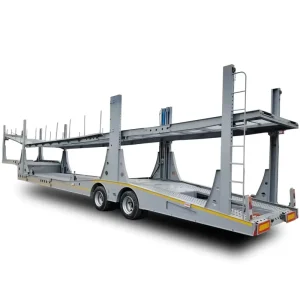 Semi Trailer Hydraulic Loading Car Transporter 60t Capacity 2 Axles SUV Carrier Cargo Utility Trailer Steel
