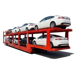 Semi Trailer Shipping China Car Transport Cargo Truck Dumper Steel Trailer