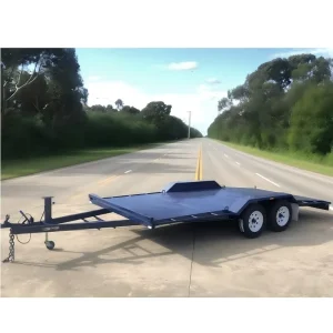 Semi Trailer Small Aluminium Flatbed Car Transporter Carrier Doll Hauler Trailer 3.5T