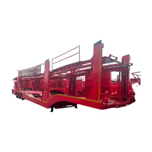 Shengda New 50 Tons 3 4 Axis Steel Transport Vehicle Trailers