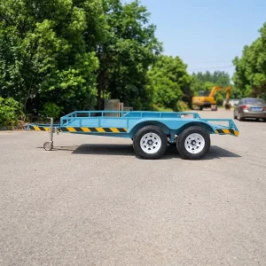 Shenzeng 5000kg Excavator Semi Trailer Steel Material Truck Trailers From Shandong