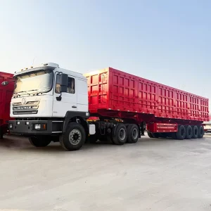 Side Discharge Semi Trailer with Dual Side Unloading