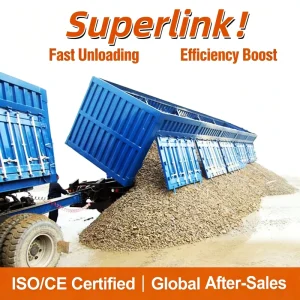 Side Rear End Dump Truck Trailer Side Tipper Rear Dump Semi Trailers Front Side Back Rear Dump Trailer