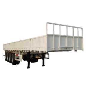 Side Wall Cargo Trailer Flatbed Utility Cargo Trailer