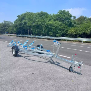 Single Axle 1500kg Loading Fishing Boat Trailer 18ft Marine Trailer