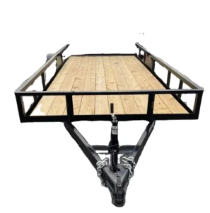 Single Axle Utility Trailer Heavy Duty 7X14 New Condition with Premium Parts Accessories
