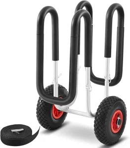 Single up SUP Cart for Paddle Boards and Surfboards Canoes Kayak Carts Kayak Trolley Kayak Trailers