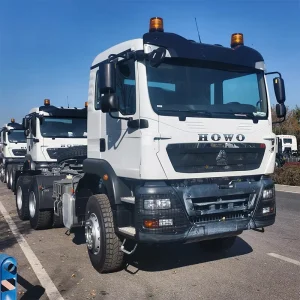 Sinotruk HOWO TX Used Diesel Tractor Truck 6×4 380HP 400HP 40T Capacity Container Cargo Trailer Manual Truck Head